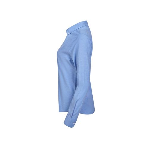 VL PRITHVI WOMEN. Camisa Oxford (180 g/m²) para mujer, fabricada en algodón (50 %), poliéster (45 %) y elastano (5 %)