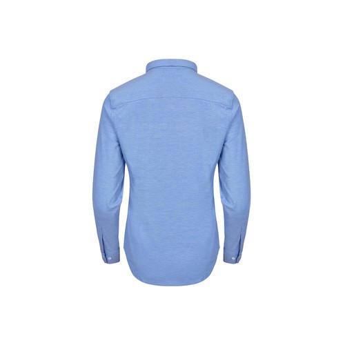 VL PRITHVI WOMEN. Camisa Oxford (180 g/m²) para mujer, fabricada en algodón (50 %), poliéster (45 %) y elastano (5 %)