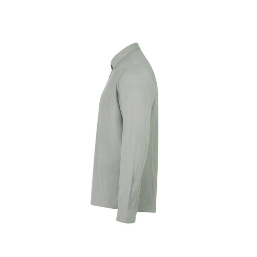 green VL PRITHVI MAN. Camisa Oxford para hombre (180 g/m²) de algodón (50 %), poliéster (45 %) y elastano (5 %)