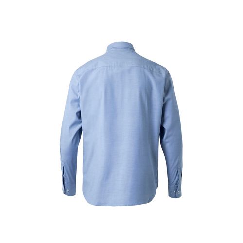 VL PRITHVI MAN. Camisa Oxford para hombre (180 g/m²) de algodón (50 %), poliéster (45 %) y elastano (5 %)