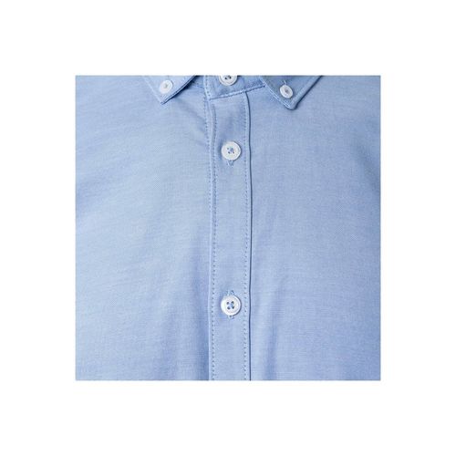 VL PRITHVI MAN. Camisa Oxford para hombre (180 g/m²) de algodón (50 %), poliéster (45 %) y elastano (5 %)