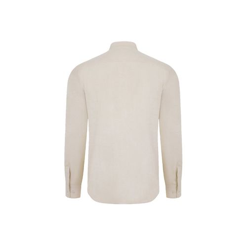 VL PRITHVI MAN. Camisa Oxford para hombre (180 g/m²) de algodón (50 %), poliéster (45 %) y elastano (5 %)