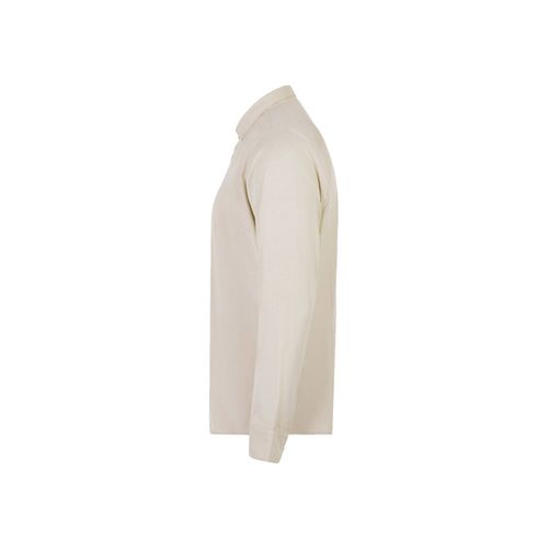 VL PRITHVI MAN. Camisa Oxford para hombre (180 g/m²) de algodón (50 %), poliéster (45 %) y elastano (5 %)