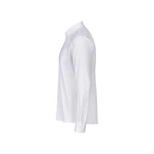 white VL PRITHVI MAN. Camisa Oxford para hombre (180 g/m²) de algodón (50 %), poliéster (45 %) y elastano (5 %)