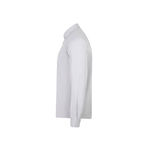 gris claro VL PRITHVI MAN. Camisa Oxford para hombre (180 g/m²) de algodón (50 %), poliéster (45 %) y elastano (5 %)