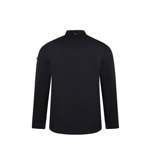 VL AGNI. Chaqueta de cocina unisex (190 g/m²) fabricada con algodón (35 %) y poliéster reciclado (65 %)
