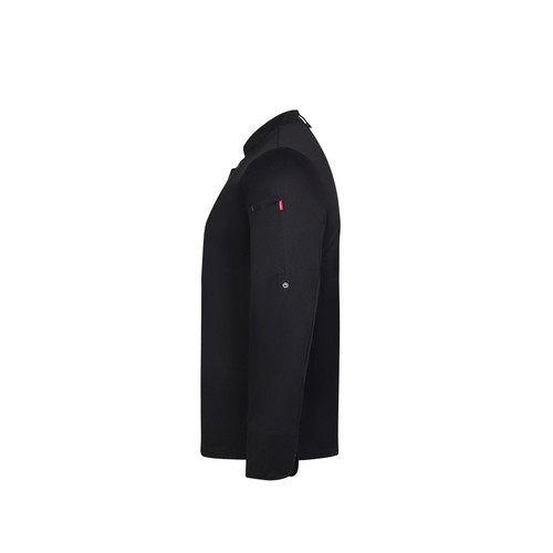 VL AGNI. Chaqueta de cocina unisex (190 g/m²) fabricada con algodón (35 %) y poliéster reciclado (65 %)