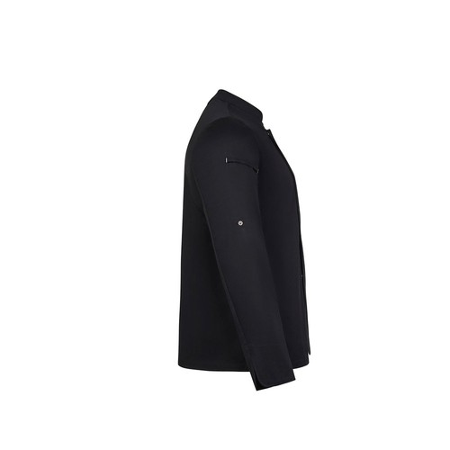VL AGNI. Chaqueta de cocina unisex (190 g/m²) fabricada con algodón (35 %) y poliéster reciclado (65 %)