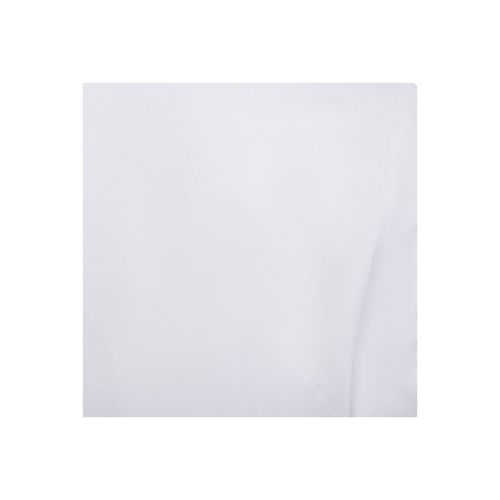 white VL AGNI. Chaqueta de cocina unisex (190 g/m²) fabricada con algodón (35 %) y poliéster reciclado (65 %)