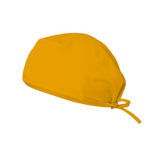 yellow VL SAGA. Gorro sanitario (140 g/m²) fabricado con microfibra 100 %