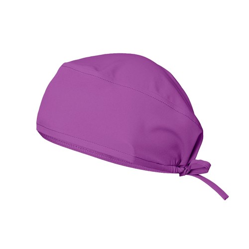 rosa oscuro VL SAGA. Gorro sanitario (140 g/m²) fabricado con microfibra 100 %