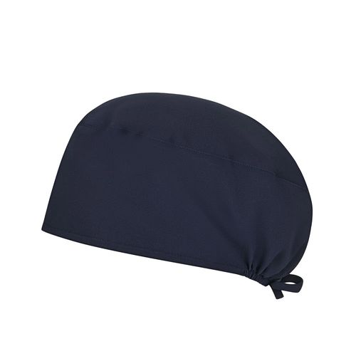 azul marino VL SAGA. Gorro sanitario (140 g/m²) fabricado con microfibra 100 %