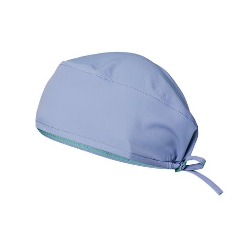 azul / blanco pastel VL SAGA. Gorro sanitario (140 g/m²) fabricado con microfibra 100 %