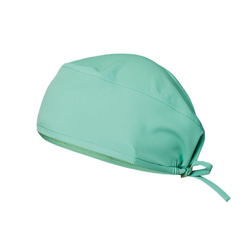 verde menta VL SAGA. Gorro sanitario (140 g/m²) fabricado con microfibra 100 %