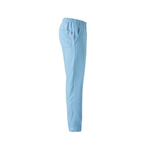 azul / blanco pastel VL FREYR. Pantalones (140 g/m²) fabricados con microfibra 100 %