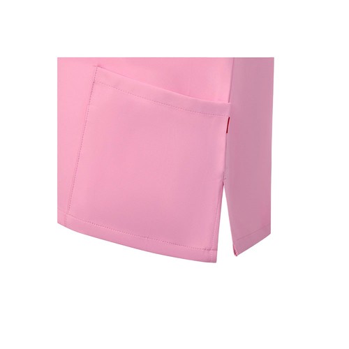 pink VL FLORA. Túnica de manga corta (140 g/m²) fabricada con microfibra 100 %