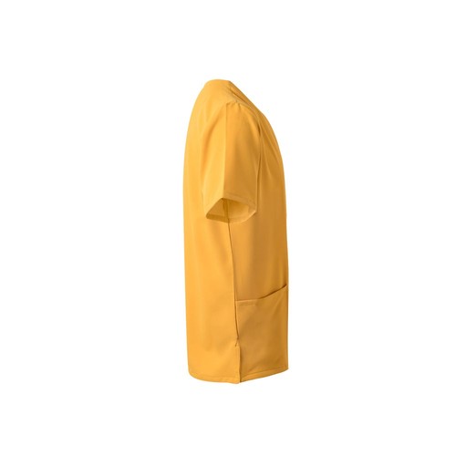 yellow VL FLORA. Túnica de manga corta (140 g/m²) fabricada con microfibra 100 %
