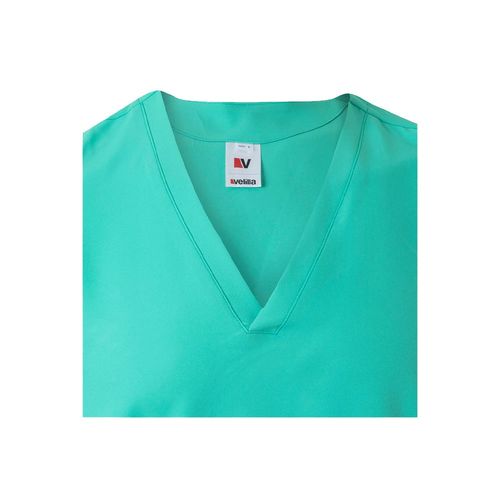 VL FLORA. Túnica de manga corta (140 g/m²) fabricada con microfibra 100 %