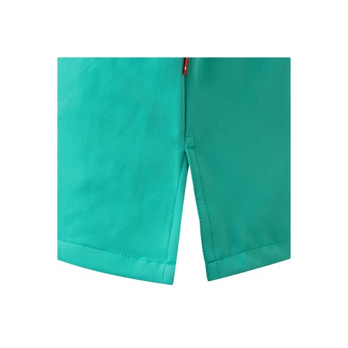 verde menta VL FLORA. Túnica de manga corta (140 g/m²) fabricada con microfibra 100 %