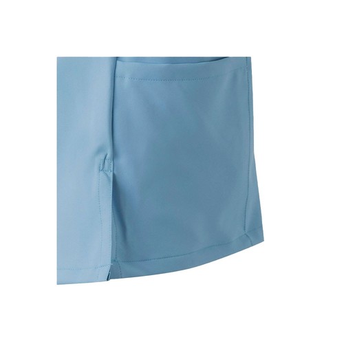 azul / blanco pastel VL FLORA. Túnica de manga corta (140 g/m²) fabricada con microfibra 100 %