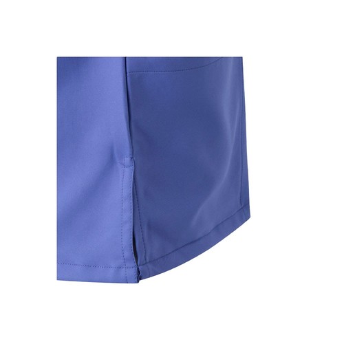 blue VL FLORA. Túnica de manga corta (140 g/m²) fabricada con microfibra 100 %