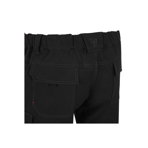 black VL NYMPHS. Pantalones 4-Xtreme de sarga (280 g/m²) fabricados con elastomultiéster EME (100 %)