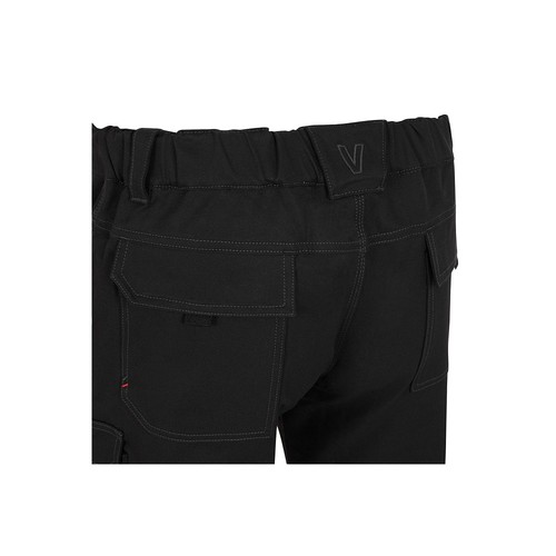 black VL NYMPHS. Pantalones 4-Xtreme de sarga (280 g/m²) fabricados con elastomultiéster EME (100 %)