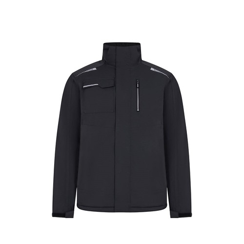gray VL NYX. Chaqueta acolchada (180 g/m²), fabricada con poliéster reciclado (50 %) y poliéster (50 %)