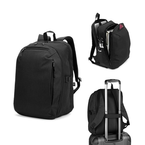 UDINE. Sac avec un compartiment à ouverture complète en polyester recyclé haute densité 300D 16 pouces, RIONDET SERIPUB, EYBENS