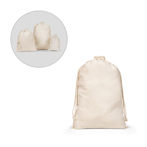 GIFTWRAP L. Bolsa de regalo grande, 100% algodón (120 g/m²), Merchandising, artículos personalizados para tu promoción de marca
