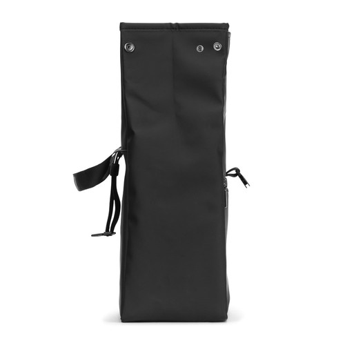 black AZORES COOLER. Bolsa térmica enrollable de PU con aislamiento de PEVA (7 l)