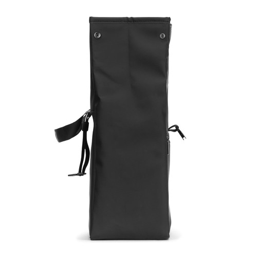 black AZORES COOLER. Bolsa térmica enrollable de PU con aislamiento de PEVA (7L)