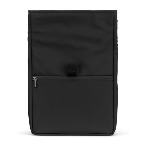 black AZORES COOLER. Bolsa térmica enrollable de PU con aislamiento de PEVA (7 l)