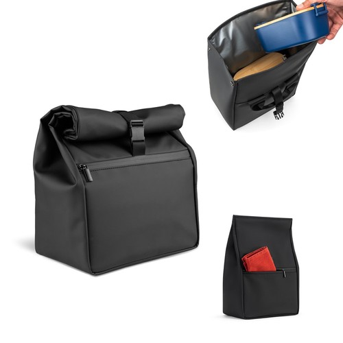 AZORES COOLER. Bolsa térmica enrollable de PU con aislamiento de PEVA (7L), Merchandising, artículos personalizados para tu promoción de marca