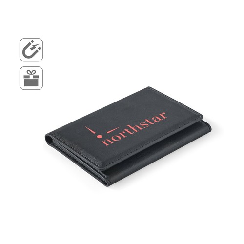 HARALD. CARTERA MAGNÉTICA DE PU DE GRAN CAPACIDAD CON BLOQUEO RFID