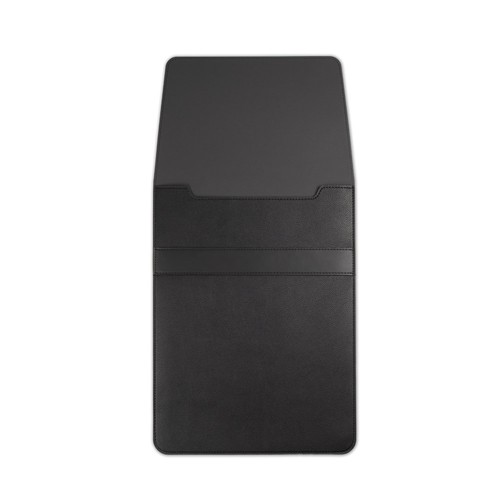 black VENTURE NOTEBOOK. Funda de poliuretano para portátiles de hasta 14
