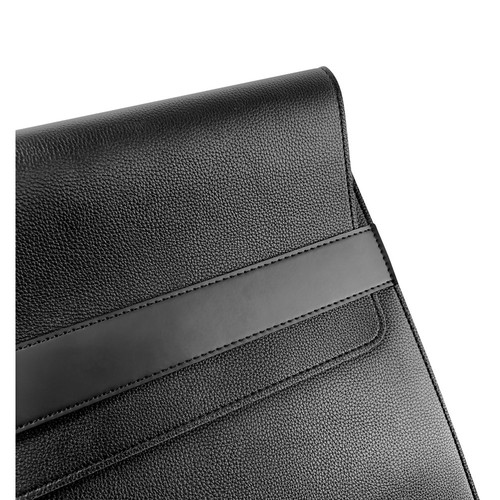 black VENTURE NOTEBOOK. Funda de poliuretano para portátiles de hasta 14