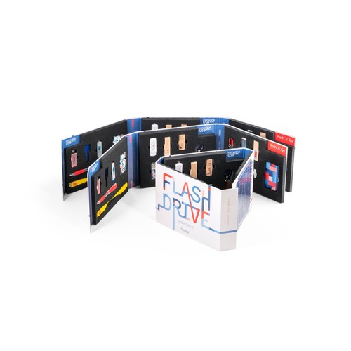 surtido FLASH DRIVE SHOWCASE. Muestrario personalizado de pen drives