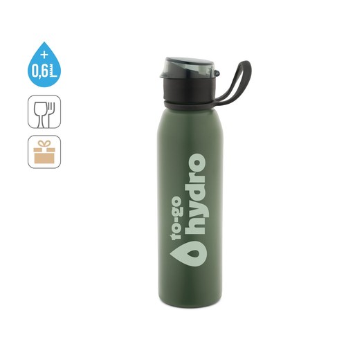 LEMIEUX. BOTELLA DEPORTIVA DE ACERO INOXIDABLE (90 % RECICLADA) DE 670 ML