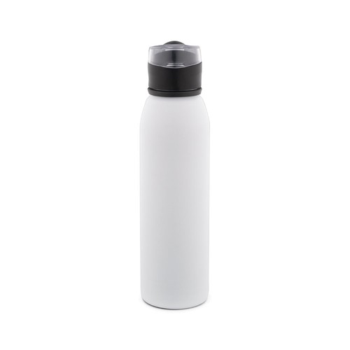 white LEMIEUX. Botella deportiva de acero inoxidable (90 % reciclada) de 670 ml