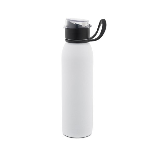 white LEMIEUX. Botella deportiva de acero inoxidable (90 % reciclada) de 670 ml