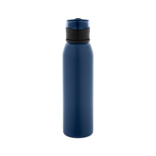 azul marino LEMIEUX. Botella deportiva de acero inoxidable (90 % reciclada) de 670 ml