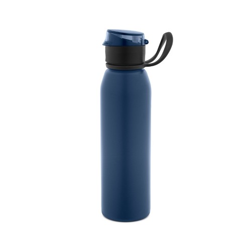 azul marino LEMIEUX. Botella deportiva de acero inoxidable (90 % reciclada) de 670 ml