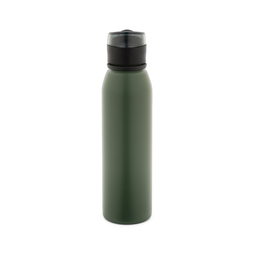 verde militar LEMIEUX. Botella deportiva de acero inoxidable (90 % reciclada) de 670 ml