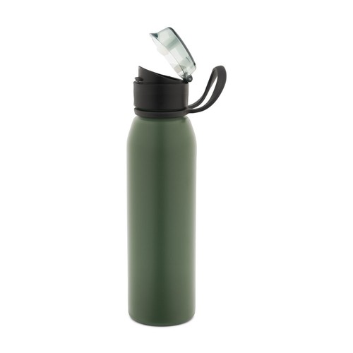 verde militar LEMIEUX. Botella deportiva de acero inoxidable (90 % reciclada) de 670 ml