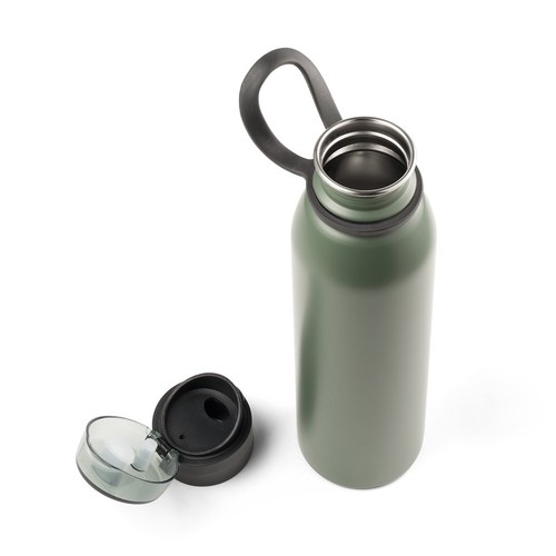 verde militar LEMIEUX. Botella deportiva de acero inoxidable (90 % reciclada) de 670 ml