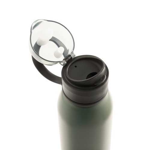 verde militar LEMIEUX. Botella deportiva de acero inoxidable (90 % reciclada) de 670 ml