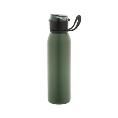 verde militar LEMIEUX. Botella deportiva de acero inoxidable (90 % reciclada) de 670 ml