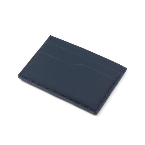 blue VENTURE WALLET. Tarjetero de poliuretano para 5 tarjetas con bloqueo RFID