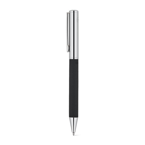 black SLAUGHTER. Bolígrafo de acero inoxidable con acabado brillante y tinta negra de Dokumental